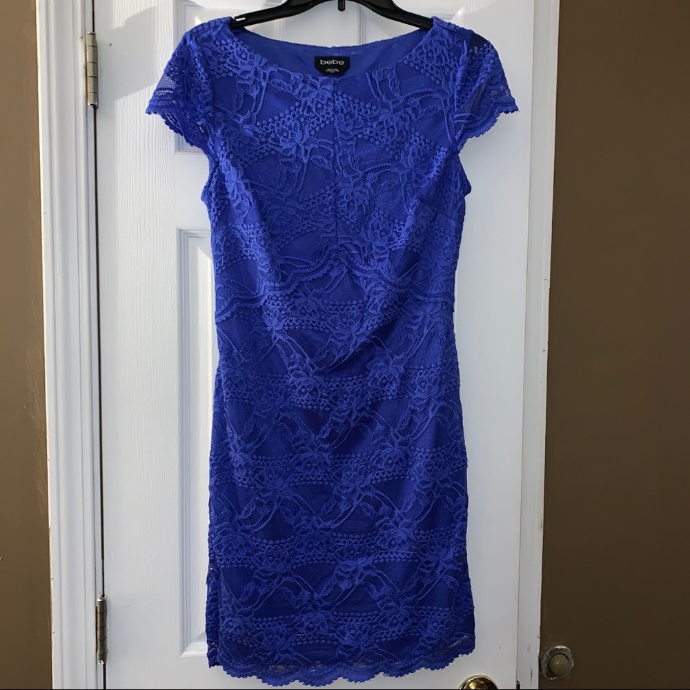 Bebe Royal Blue Dress